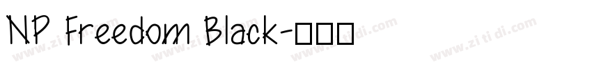 NP Freedom Black字体转换